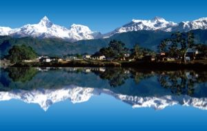 Village in Nepal - lake mountains.jpg